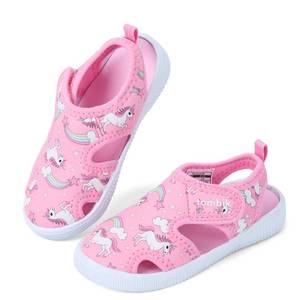 lot 84760 image: tombik Toddler Water Shoes Girls Breathable Walking Sandals for Beach, Pool, Swim PinkUnicorn 7 US Toddler