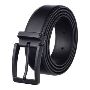 lot 84812 image: Weifert Mens Dress Belt Black Leather Belts for Jeans (40-42, Black2)
