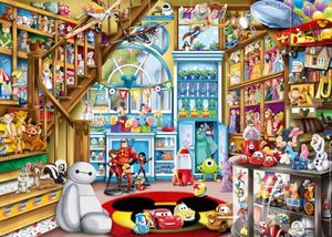 lot 84824 image: Ravensburger Disney-Pixar Toy Store Jigsaw Puzzle - 1000 piece Puzzle for Adults and Kids  Unique Softclick Technology  Eco-friendly Material  FSC Certified