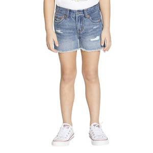 lot 84828 image: Levis Girls Girlfriend Fit Denim Shorty Shorts, Indigo Avenue, 8
