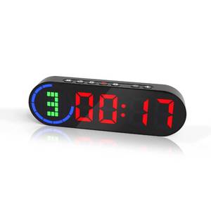 lot 84869 image: LUCORB Portable Gym Timer for Home Gym Interval Timer for Workout with Time Progress BarRounds, Workout Clock for Boxing HIIT Tabata Emom Fitness Rechargeable Battery Powered�