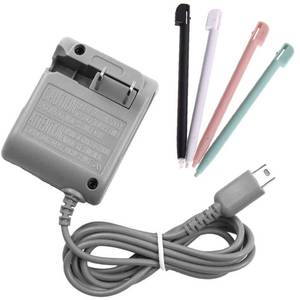lot 84880 image: DS Lite Charger Kit, AC Power Adapter Charger and Stylus Pen for Nintendo DS Lite Systems, Wall Travel Charger Power Cord Charging Cable 5.2V 450mA