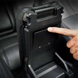 lot 84886 image: CarQiWireless Center Console Hidden storage box for Honda Civic 2016-2021, Center Console Organizer for Honda Civic Hatchback Si Coupe Type R Accessories 2021 2020 2019 2018 2017 2016