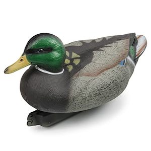 lot 84932 image: Volein Duck Decoy for Hunting, Mallard Floating Realistic Decoys, Plastic Waterfowl Hunting Decoy Garden Decor
