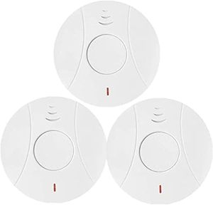 lot 84937 image: 3 Pack Photoelectric Smoke and Carbon Monoxide Detector, Smoke Alarm Sealed-in 10 Year Lithium Battery-Operated (White)