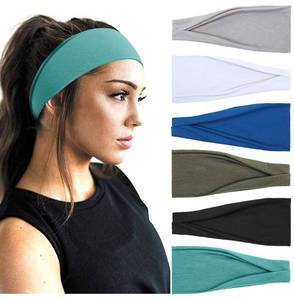 lot 85957 image: Huachi Workout Headband for Women Athletic Non Slip for Short Long Hair Yoga Running Sports Hair Bands Bandeau Headbands Sweat Hair Accessories 6 Pack