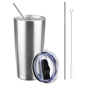 lot 85981 image: MEZMUT 20oz Insulated Tumblers with Lids and Straws Stainless Steel Coffee Tumbler Cup Double Wall Vacuum Travel Coffee Mugs for Home, Office, Outdoor(Deep Green,1 Pack)