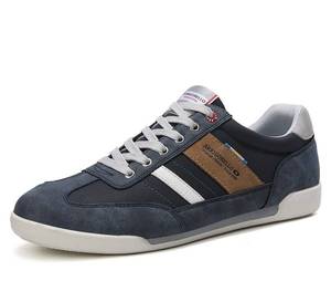 lot 86023 image: AX BOXING Mens Casual Shoes Fashion Sneakers Breathable Comfort Walking Shoes for Male (Navy, Numeric_11.5)