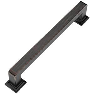 lot 86081 image: 9BUILD 6 Pack 5 Inch Kitchen Cabinet Handles Oil Rubbed Bronze Cabinet Pulls Kitchen Cabinet Hardware Kitchen Handles for Cabinets Cupboard Handles Bronze Cabinet Handles