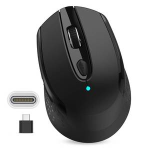 lot 86204 image: RaceGT Type C Wireless Computer Mouse, USB C Silent Mouse for Laptop, 2.4G Cordless Mouse with 6 Buttons and 3 Adjustable DPI for MacBook ProAir, Laptop, Deskbtop, PC