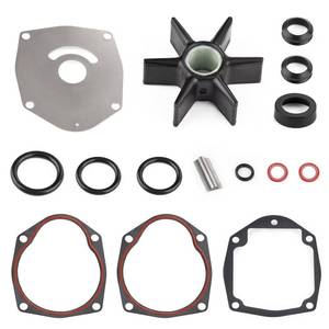 lot 86205 image: JDMON Replacement for Water Pump Impeller Repair Kit Mercruiser Alpha One Gen 2 Mercury Mariner 40 45 50 60 70 75 80 90 100 115 125 v200 225 250 hp Replaces 18-3214, 8M0100526, 47-43026Q06, 47-43026T6