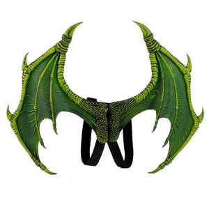 lot 86213 image: Alodidae Dragon Wings Bat Wing Halloween Mardi Gras Demon Costume Cosplay Accessory for Adult (Green)