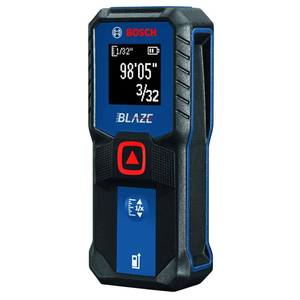 lot 86234 image: BOSCH GLM100-23 100 Ft Blaze Laser Distance Measure, Includes 2 AA Batteries