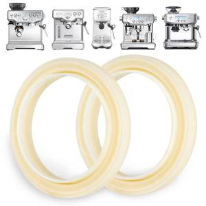 lot 86288 image: 54mm Silicone Steam Ring, 2PCS Grouphead Gasket Replacement Accessories, No BPA Silicone Gasket Seal, for Breville Espresso Machine 878870860840810500450 Sage 500870875880810878