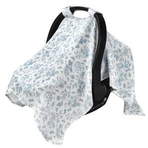 lot 86294 image: SERAPHY 100% Muslin Cotton Car Seat Covers for Babies, Universal Baby Car Seat Cover, Breathable Muslin Carseat Cover Canopies for Boys and Girls, Soft Infant Car Seat Cover for Summer -Grey