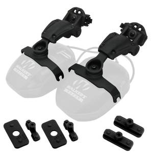 lot 86321 image: HEARFALCOM Tactical Helmet ARC Rail Adapter Accessories Compatible with Walkers Razor Earmuffs (Walkers Razor,Walkers Razor Digital) (BK)