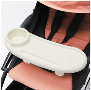 lot 86325 image: 3-in-1 Stroller Cup Holder with Phone Holder and Snack Tray - Upgraded Design for Stability and Convenience, Universal Stroller Tray for Perfect for On-The-Go Activities