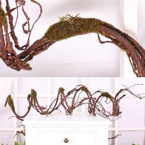 lot 86328 image: CONGZHANHH 98in Bendable Wall Hanging Artificial Cherry Blossom Tree Vines Fake Reptile Plants Branches Twigs Trunk Garland for 3D Outdoor Bedroom Garden Home Background Halloween XMas Decoration