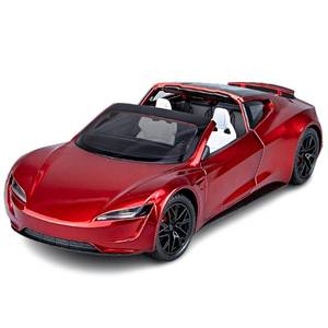 lot 86384 image: 124 Roadster Diecast Toy Car for Collectors & Boys or Girls, Alloy Diecast Car Model Roadster Model Car, Pull Back Vehicles with Light, Roadster Model Car Toy for Kids Birthday Gift