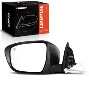 lot 86424 image: A-Premium Driver Side Power Door Mirror - Compatible with Nissan Rogue 2017-2020 - Heated Manual Folding Black Outside Rear View Mirror with Turn Signal - Replace# 963744BA0A - Retail $90.79