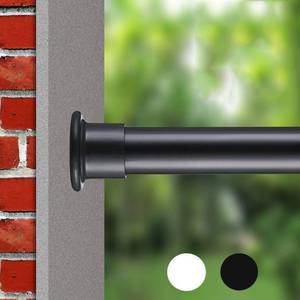 lot 83415 image: ALLZONE Heavy Duty Tension Curtain Rod for Window, 83-123 Inches, Room Divider with Adjustable Pole for Patio, Bedroom, Balcony, Hold Up Blackout Curtains and Non-Slip, Solid, Black