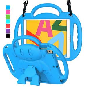 lot 83447 image: VICVOL Kids Case for iPad 10.210.5, Case for iPad 9th8th7th Generation 10.2 inch 202120202019, for iPad Air 3rd GenPro 10.5 Protective Cover with Shoulder Strap Handle Stand, Blue