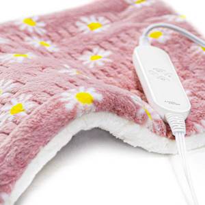 lot 83450 image: GOQOTOMO Flower Heating Pad for Back Pain Relief- 12 x 2412 Heat Levels, 8 Timers Stay on, Machine Washable -F1224