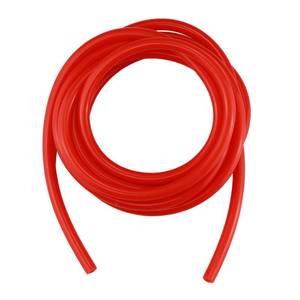 lot 83496 image: Ucreative 10FT ID 18 (3mm) High Temperature Silicone Vacuum Tubing Hose 130PSI Max Pressure Red