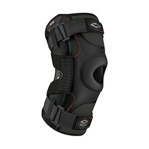 lot 83510 image: Shock Doctor Compression Knee Brace for Men & Women, Maximum Support, Adjustable Dual Hinges