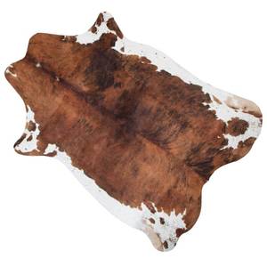 lot 83518 image: MACEVIA Faux Cowhide Rug Cute Cow Print Rug Animal Area Carpet Western Decor for Living Room Bedroom Non-Slip 43.3 L x 29.5 W(3.6ft x 2.4ft)