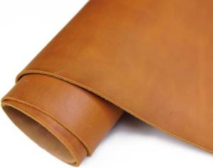 lot 83589 image: Genuine Leather Sheets Tooling Leather Full Grain Leather 3.6mm-4.0mm (9-10oz) Thick Cowhide Leather Pieces Square for Crafts Heavy Weight(Bourbon Brown 12x12)