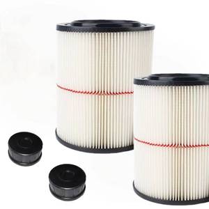 lot 83599 image: 9-17816 Filter for Craftsman Shop Vac, 917816 Red Stripe Filter Wet Dry Air Filter Replacement Part fit 5 Gallon Larger Vacuum Cleaner Accessories 9 17 12 8 16 Cartridge Filter 2Pack