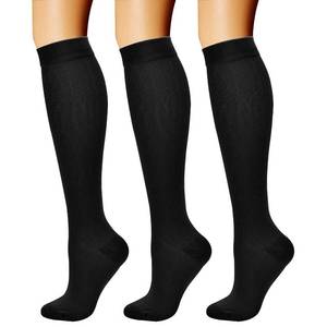 lot 84240 image: CHARMKING Compression Socks (3 Pairs) - 15-20 mmHg, Athletic Support for Running, Cycling, Travel - Boost Circulation and Performance