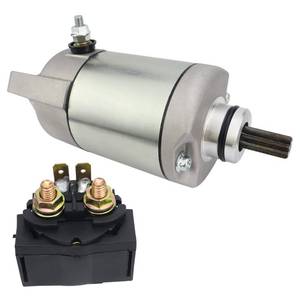 lot 85033 image: Soarider Starter & Relay for Kawasaki Bayou 400 4X4 KLF400 1993-1999 Prairie 400 2X4 KVF400 1998-2002 Prairie 400 4X4 KVF400 1997-2002, 21163-1208 211631208 18702 410-54063 SMU0055 57-2862 495175