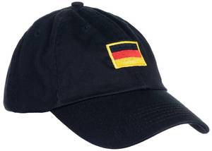 lot 85210 image: Ann Arbor T-shirt Co. German Flag Hat - Country of Germany Pride, Deutschlands Low Profile Baseball Dad Hat for Men Women - (Black)