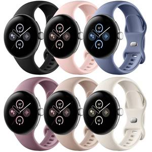 lot 85224 image: Maledan Sport Bands Compatible for Google Pixel Watch 3 41mm Google Pixel Watch 2 BandGoogle Pixel Watch Band Women Men, Soft Breathable Bracelet Bands for Google Watch 2 Google Watch Accessory, S