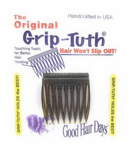 lot 85275 image: Good Hair Days Grip-Tuth Combs - Set Of 2 Hair Side Combs - Hair Combs For All Types Of Hair - Decorative & Hair Styling Women Accessories (Shell, 1 �  Wide)