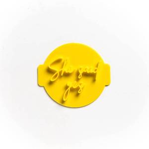 lot 85300 image: The Cookie Cutter Hub She Said Yes EmbosserStamp for Cupcakes Fondant Icing Clay Cake Baking Decoration