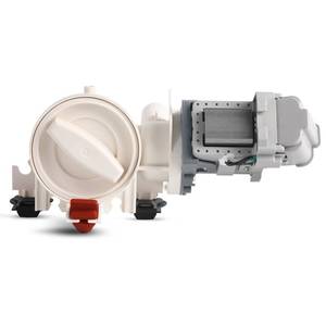 lot 85303 image: NEW 280187 8181684 Front Load Clothes Washer Drain Pump Filter Compatible with Whirlpool Duet Maytag Epic Kenmore HE Front Load Washers - 1 Year Warranty (Installation instructions included)