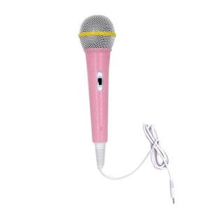 lot 85309 image: Yuhoo Wired Microphone, Wired Dynamic Microphone 3.5mm Jack Lightweight No Battery for Kids Singing Mechine Home Wired Microphone(Pink) free size