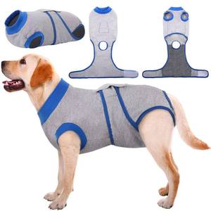 lot 85320 image: Kuoser Recovery Suit for Dogs Cats After Surgery, Professional Pet Recovery Shirt Dog Abdominal Wounds Bandages, Substitute E-Collar & Cone,Prevent Licking Dog Onesies Pet Surgery Recovery Suit
