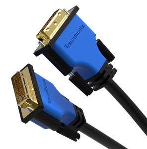 lot 85322 image: BlueRigger DVI to DVI Monitor Cable (25FT, 241 Dual Link, Digital Video Cable, Male to Male) - for Gaming, DVD, Laptops, HDTV and Projector