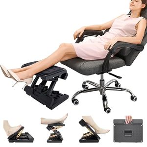 lot 86460 image: kalnweis Adjustable Foot Rest,Under Desk Footrest,Foot Rest for Under Desk at Work,Under Desk Foot Rest with Large Roller Massage for Office,Detachable Cushion with Adjustable Height and Angle (Black