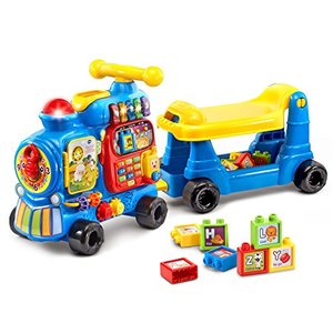 lot 20715 image: VTech Sit-to-Stand Ultimate Alphabet Train, Blue