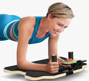 lot 20721 image: Yes4All Inno Board, Multi-Functional Balance Board, Plank Board with Phone Holder Included