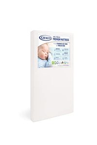 lot 20730 image: Graco Premium Crib & Toddler Mattress � Ideal for Baby Cribs & Toddler Beds, GREENGUARD Gold, OEKO-TEX, CertiPUR-US Certified, Waterproof and Machine Washable Cover. Fits Standard Crib & Toddler Beds