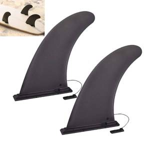 lot 20774 image: EIEKJI 2 Pack Sup Fin, Nylon 9 Paddleboard Fin Replacement, Removable Surfboard Fin Stand Up Paddle Sup Fin, Single Center Fin Paddle Board Accessories for Sup Board Surfboard Kayak Longboard
