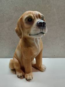 lot 20789 image: Puppy Ornaments Courtyard Garden Balcony Gardening Animal Sculpture 12 tall