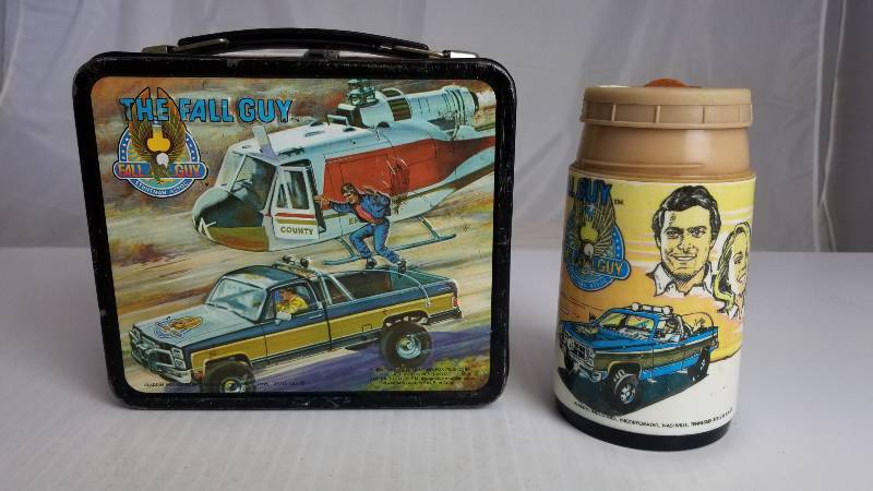 Fall Guy Vintage Lunchbox with Thermos