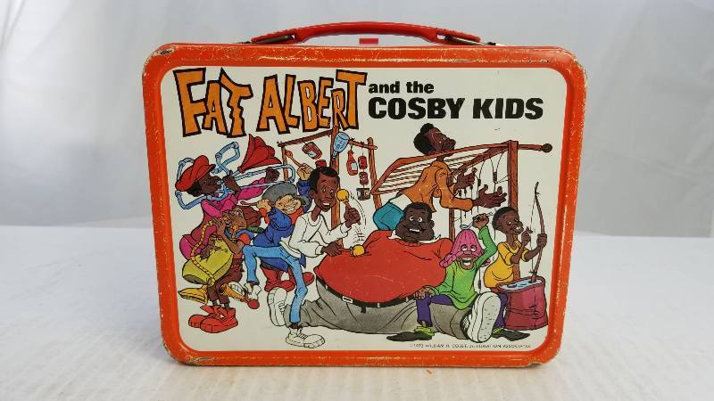 lot 3824 image: 1973 Fat Albert and the Cosby Kids Vintage Metal Lunch Box